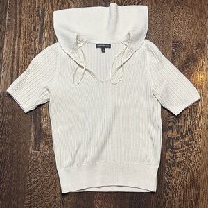 Banana Republic Cream Cowl Neck Sweater